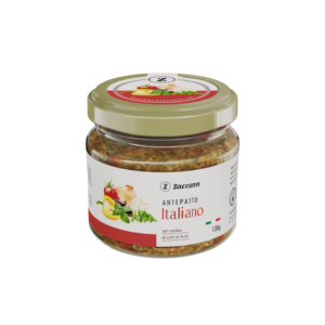 Zaccaron - Salsas Italianas Antipasti - Salsas de Aceitunas y Tomate en Frasco de Vidrio, Verduras Mediterráneas, Ingredientes 100% Naturales, Listo para Comer - Product Image 1