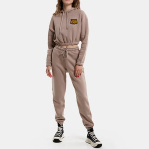 Vente en gros de vêtements de sport de gymnastique Ensemble en coton 2 pièces débardeur sans couture à double fermeture éclair Ensemble short de yoga push-up taille haute pour femmes - Product Image 4
