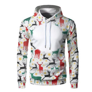 Sudaderas con capucha de sublimación de clasificación superior para mujer, sudaderas con capucha de sublimación de diseño anticontracción de secado rápido con tamaño personalizado - Product Image 3