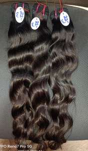 Extensiones de Cabello Humano Indio Remy Virgen de Alta Calidad, Doble Trama a Máquina, Resistentes al Desprendimiento, Sin Enredos, Sedosas - Product Image 2