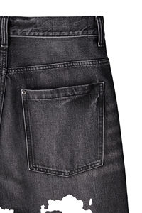 Top Selling 100% Cotton Men's Denim 5-Pocket Jeans New Design Baggy Fit Rounded Legs Paisley Factory Wholesale Best Price - Product Image 3