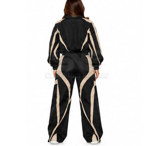 <b>Women</b> <b>Windbreaker</b> Suit Solid Canvas 2-Piece Lightweight Breathable Quick Dry Eco-Friendly Custom Made High Quality Wholesale - Product Image 2