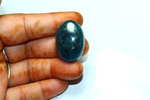 Très Rare Brillant Apatite Pierre Bleu Apatite Pierre Précieuse Pour Bijoux 100% Naturel Pierre Lâche Superbe Cabochon Prix De Gros Gemme - Product Image 4