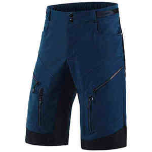 Custom Men's Polyester/Spandex Corduroy <b>Cycling</b> <b>Shorts</b> Zipper <b>Pockets</b> Stretch Enduro Downhill Trail OEM Sportswear Solid Pattern - Product Image 6