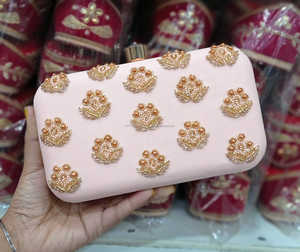 Pochette de mariage de luxe, sacs à main brillants, broderie de mariée, pochette de soirée en perles pour femmes - Product Image 4