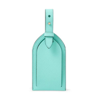 Etiqueta de cuero personalizada con nombre, etiquetas de equipaje de viaje, avión, bolsa de cuero