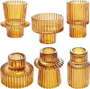 Venta al por mayor de portavelas de cristal transparente, portavelas de cristal de aromaterapia para embalaje a precio exclusivo - Product Image 1