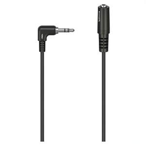 Câble adaptateur audio noir de 0,2 m avec micro-jack et mini-jack 00205157 Catégorie de produit Adaptateurs et connecteurs - Product Image 2