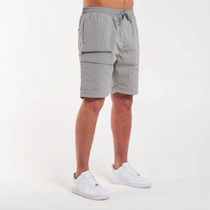 Light Grey Color Windbreaker Jacket & Short Set with the Customize Logos Wholesale Custom Training Gym <b>Plain</b> <b>Tracksuit</b> Short Se - Product Image 3