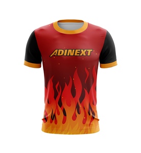 sublimation shirts 100% <b>polyester</b> cotton feel US Size blank <b>polyester</b> <b>tshirts</b> for sublimation t shirts plain custom printing - Product Image 4