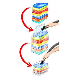 SACCOFONDO 527 Sacs de rangement sous vide gain de place 2 pièces (80x35x105cm) pour Lavatelli - Product Image 3