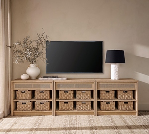 Haute qualité moderne en bois massif acajou teck Suar rotin Table basse en osier couleur naturelle meubles de maison hôtel écologique - Product Image 4