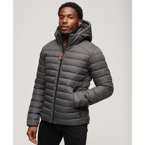 Vêtements d'extérieur d'hiver personnalisés pour hommes Veste bouffante avec capuche Nouvelle arrivée Veste zippée respirante pour hommes pour la course en plein air - Product Image 2