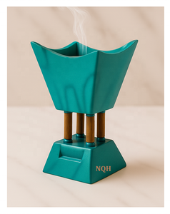 Luxury Epoxy Resin <b>Bakhoor</b> Burner Handcrafted Modern <b>Oud</b> Incense Diffuser Fusion Mubkhar Aromatic Customizable for Home - Product Image 5