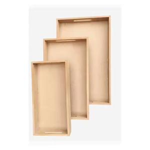 ถาดเสิร์ฟกาแฟ MDF ทำมือดีไซน์เรียบง่ายสำหรับบ้านหรือโรงแรมสำหรับเสิร์ฟในห้องครัวด้วยแฟชั่นเรืองแสง - Product Image 1