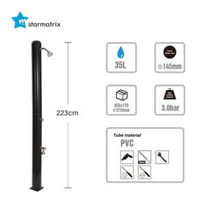 STARMATRIX D35S <span class=keywords><strong>douche</strong></span> extérieure pour la <span class=keywords><strong>piscine</strong></span> Offre Spéciale 35l pvc <span class=keywords><strong>douche</strong></span> <span class=keywords><strong>solaire</strong></span> extérieure pour la natation - Product Image 3