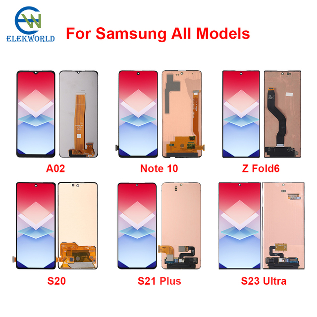 Factory Direct Sales Touch Digitizer Assembly Replacement for Samsung Note 8 9 10 10 Plus 20 20 Ultra for Mobile Phone Lcds