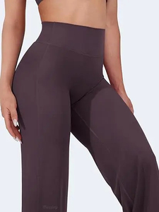 Leggings de sport pour femmes sans couture avant, coupe droite, taille haute, matière douce, pour gym et yoga, 29"/ 31.5"/ 33"/ 35" - Product Image 5