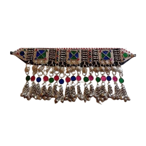 Customized Beautiful Design Copper Zircon Afghan Vintage Jewelry Adults High Quality Kuchi Jewellery Sets Wedding Party Gifts - Product Image 3