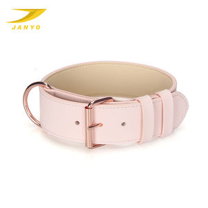 <span class=keywords><strong>Collar</strong></span> de perro de cuero rosa de diseño de moda de alta calidad - Product Image 1
