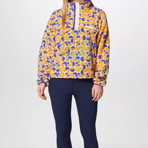 Sudaderas Extra Grandes de Forro Polar Sherpa para Mujer, de Algodón y Poliéster, Manga Larga, Cuello Redondo, Diseño Casual con Forro, Logotipo Frontal, para Invierno - Product Image 3