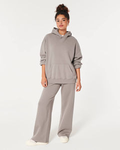 Fabricante al por mayor ropa de calle personalizada 3D Puff Print Sweatsuit Heavyweight 500 Gsm Oversized Fleece Women Puff Print Hoodies - Product Image 3