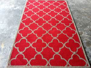 Handmade Modern Wool Non-Slip Thick Carpet Runner Loop Cut Pile Customizable Home Decorative Area <b>Rugs</b> Sets for Antiques <b>Picnic</b> - Product Image 6
