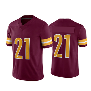 Camiseta de fútbol americano 100% poliéster, diseño personalizado, ligera, manga corta, precios al por mayor, en venta. - Product Image 1