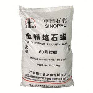Cire de paraffine blanche solide entièrement raffinée en gros 58-60 pour la fabrication de bougies - Product Image 1
