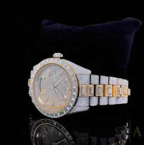 Reloj de Lujo para Hombre, Resistente al Agua, de Acero Inoxidable, con Diamantes Reales en la Esfera y los Agujas - Mejor Precio - Product Image 1