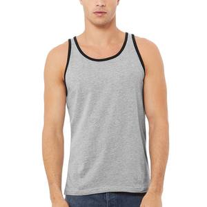 Débardeurs Bella en toile respirante coupe ajustée gris - Product Image 4