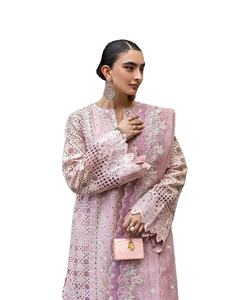 Salwar Kameez Premium de Alta Calidad en Blanco y Negro para Mujer, Ideal para Fiestas y Playa, Material Viscosa, Absorbe la Humedad, Secado Rápido, Protección Solar - Product Image 1