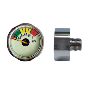 Fabrikada fiyat 1inchi 25mm arama boyutu NPT1/8 iplik eklem altıgen şekil <span class=keywords><strong>1MPA</strong></span> düşük basınç aydınlık Mini basınç göstergesi - Product Image 1