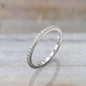 Ensembles de mariée haut de gamme anneaux de mariage 1.5 carats coupe ronde Moissanite bague de fiançailles bijoux en argent fournisseur en gros vendeur à l'exportation - Product Image 5