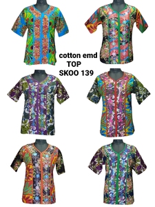 Vestido bordado clásico de algodón para mujer, ropa tradicional de talla libre con cuello en V, diseños bohemios indios para verano - Product Image 3