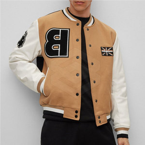 Nouvelle veste de baseball pour homme à la mode, col montant, design unique, qualité supérieure, respirante, personnalisable, en polyester/coton - Product Image 2