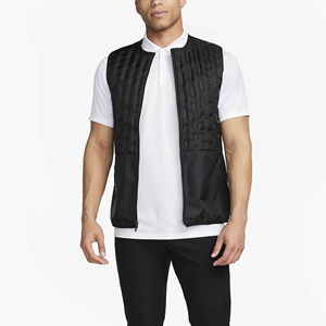 Longue veste d'extérieur enduite personnalisée pour hommes avec col montant doublure matelassée en mélange de polyester manches minces imperméables - Product Image 3