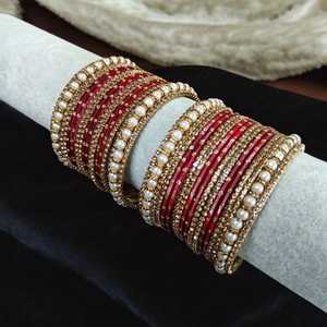 2025 nouveaux bracelets/chudiyan en verre vert brillant pour femmes et filles avec une taille personnalisée à un prix abordable par A.M IMPEX - Product Image 2