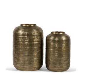 Florero de metal de hierro Premium de alta calidad con trabajo antiguo vintage y detalles artesanales únicos para interiores de hogares - Product Image 3