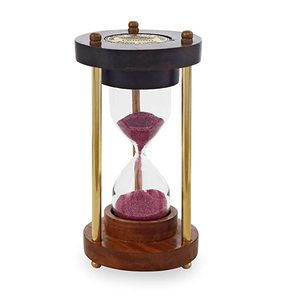 <b>Clock</b> Metal and Wooden Hour Glass Wooden Frame Gold Hourglass Sand Timer Sand <b>Clock</b> for Home Decor in Low Moq Price - Product Image 6