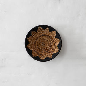 Accents muraux en ébène et jonc de mer naturel Bel art pour la décoration intérieure - Product Image 3