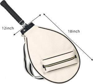 <span class=keywords><strong>Sac</strong></span> à bandoulière de <span class=keywords><strong>tennis</strong></span> en cuir de luxe avec poche extérieure zippée <span class=keywords><strong>Sac</strong></span> de raquette de <span class=keywords><strong>tennis</strong></span> avec une tête <span class=keywords><strong>Sac</strong></span> à bandoulière <span class=keywords><strong>Tennis</strong></span> <span class=keywords><strong>Sac</strong></span> à <span class=keywords><strong>dos</strong></span> à bandoulière - Product Image 5