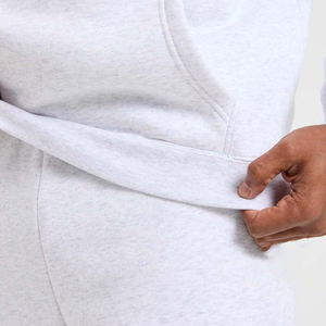 เสื้อมีฮู้ดโอเวอร์ไซส์สำหรับผู้ชาย, เสื้อมีฮู้ดโอเวอร์ไซส์ผ้าคอตตอนผ้าฟลีซโอเวอร์ไซส์ซักออกแบบโลโก้ได้ตามต้องการ - Product Image 6