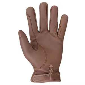 Gants d'équitation légers et à séchage rapide avec étiquetage privé, logo personnalisé, fabriqués en cuir véritable - Product Image 3