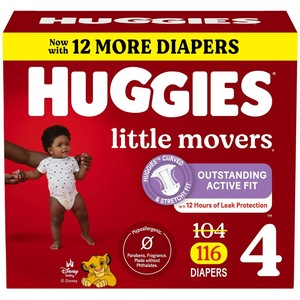 Huggies Little Movers Taille 4 (116 pièces) - Product Image 5