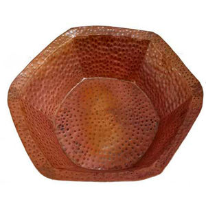 Cuencos de spa de cobre duraderos con propiedades antibacterianas naturales para uso en Spa de proveedor indio - Product Image 3