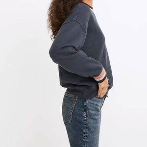 Nouvelle qualité hiver tissé femmes sweats doublés respirant OEM ODM Service avant Logo Polyester/coton - Product Image 2