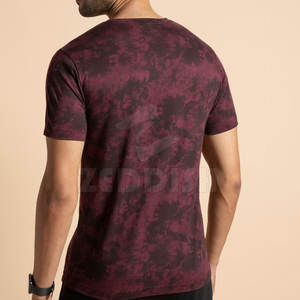 Nueva llegada Camiseta de lavado ácido de color Camiseta duradera de buena calidad Camiseta hecha de poliéster de nuevo diseño - Product Image 3