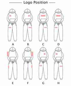 ชุดวอร์ม600GSM เหงื่อเฮฟวี่เวทชุดวินเทจปักลาย - Product Image 5