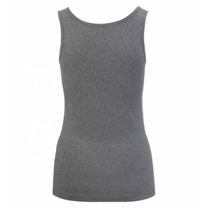 Haute qualité coton débardeurs Active Wear Gym formation femmes vêtements en forme de U cou hauts - Product Image 2